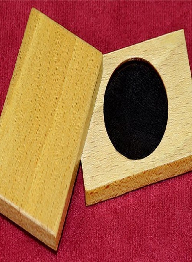 MilesMagic Magician's Teleporting Half Dollar Wooden Block Gimmick | Coin Transportation or Appear Disappear Box for Real Close Up Illusion Magic Tricks - Image 3
